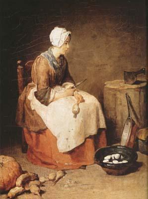 Jean Baptiste Simeon Chardin The Kitchen Maid (mk08) Spain oil painting art